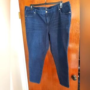 EC Express Women's XL Reg (18-20-22) Skinny Jeans Dark Wash